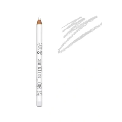 Afbeelding van lavera Soft Eyeliner White 06 Oogschaduw, natuurlijke cosmetica, veganistisch, zonder siliconen, biologische jojoba olie en zonnebloemolie, 1,14 g
