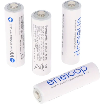 Afbeelding van Sanyo HR 3UTGA eneloop batterij Mignon / AA 2000 mAh 8er + AccuCell Safe, nu nieuw van Panasonic