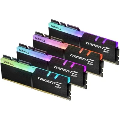 Image de G.Skill TridentZ RGB Series DDR4 kit 64 Go: 4 x 16 Go DIMM 288 broches 1600 MHz / PC4 25600 CL16 1.35 V mémoire sans tampon non ECC