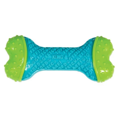Afbeelding van Kong Corestrength Bone Blauw&amp;Groen Hondenspeelgoed Medium/Large