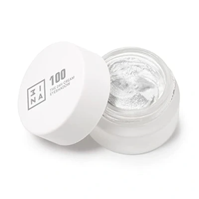 Image de 3INA MAKEUP The 24H Cream Eyeshadow 100 Blanche Fard à paupière crème longue durée Nuances mates et chatoyantes Haute pigmentation Formule waterproof Vegan Cruelty Free