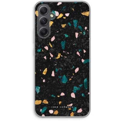 Afbeelding van Case Company® hoesje geschikt voor Samsung Galaxy A34 Terrazzo N10 Soft Cover Telefoonhoesje Bescherming aan alle Kanten en Schermrand