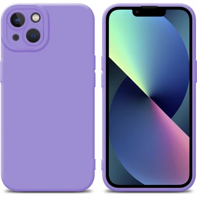 Afbeelding van Cadorabo Hoesje geschikt voor Apple iPhone 14 PLUS in Fluid LICHT PAARS Beschermhoes gemaakt van flexibel TPU silicone Cover Case