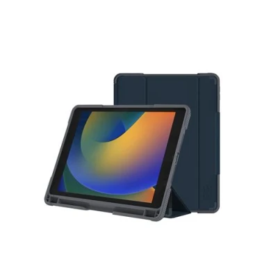 Afbeelding van MYWAY, Beschermhoes Geschikt voor Apple iPad 10,2 inch Folio Academy Series IK06 met Pencil houder, Marineblauw