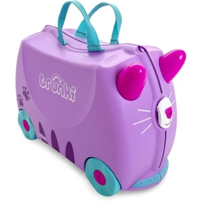 Afbeelding van trunki Cassie THE CAT Trolley voor kinderen, Maat: One Size, Purple