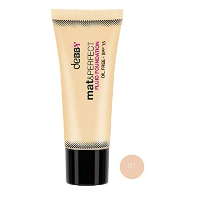 Afbeelding van Debby Fondotinta Mat Perfect 01