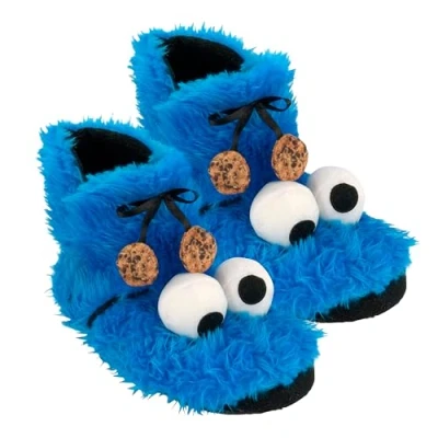 Afbeelding van Sesamstraße Monster kruimels 3D pluche laarzen blauw (41/42, numeric_41)