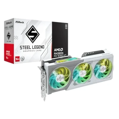 Image de Radeon ASRock RX 9060 XT Steel Legend OC 16Go