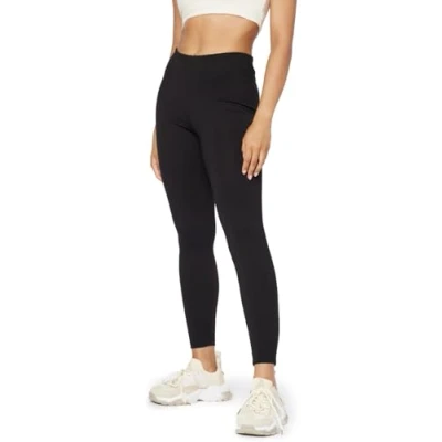Afbeelding van Bellivalini BLV BLV50 292 LE Dames Leggings Sport Vrijetijdsbroek Lang High Waist Slim Viscose Sporbroek Yogabroek Zwart S