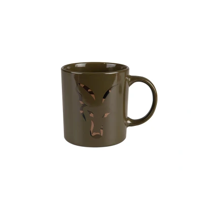 Afbeelding van Fox Green Camo Head Ceramic Mug Kampeerspullen
