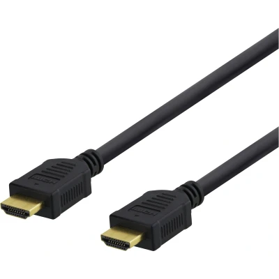 Afbeelding van Deltaco HDMI 1015D naar Kabel 4K/60Hz 1,5 Meter Zwart