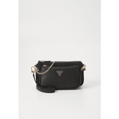 Afbeelding van Guess Noelle DBL Pouch Crossbody SET Handtas, Dames, Maat: One Size, Black