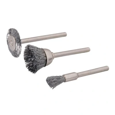 Afbeelding van Silverline 3 delige staalborstel set 5, 15, 20 mm dia.