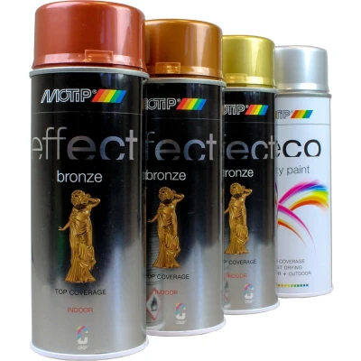 Afbeelding van Motip Effect Metallic lakspray 0,4l aluminium