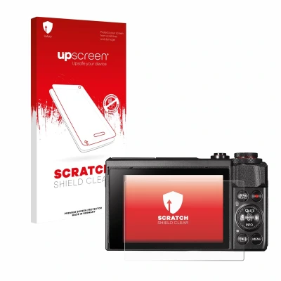 Afbeelding van upscreen Screenprotector voor Canon PowerShot G7 X Mark II Folie Beschermfolie transparant