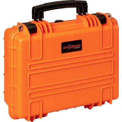 Afbeelding van Explorer Cases Outdoor koffer 3815HL.O orange with pick &amp; pluck foam (b x h d) 38 27 16 cm Oranje