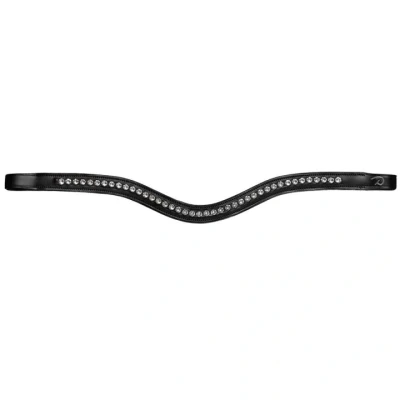 Afbeelding van Dyon Swarovski Frontriem zwart maat:cob