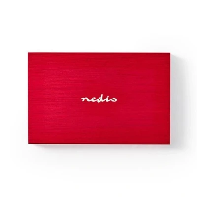 Image de Boîtier disque dur Nedis HDDE25310RD Rouge