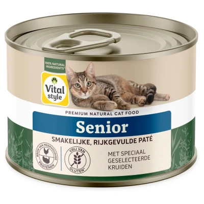 Afbeelding van Vitalstyle Senior Care Kattenvoer 200 g