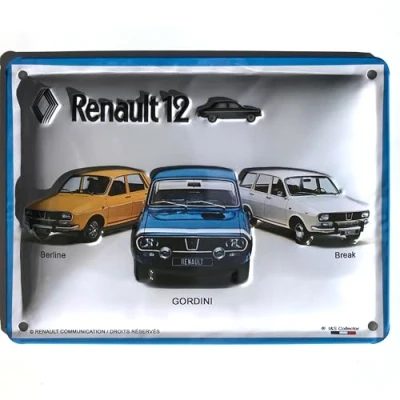 Afbeelding van Metaal Bord 15x20 Renault 12