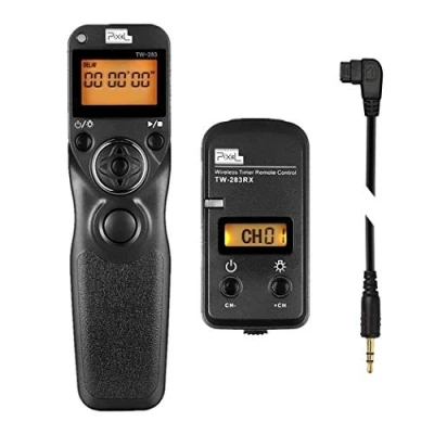 Afbeelding van Pixel TW283 S1 Draadloos Afstandsbediening Timer Intervalometer Compatibel met Sony a100 a200 a300 a350 a400 a450 a500 a550 a560 a580 a700 a850 a900 a37 a55 a57 a65 a67 a77 a99 a77II a99II RM L1AM