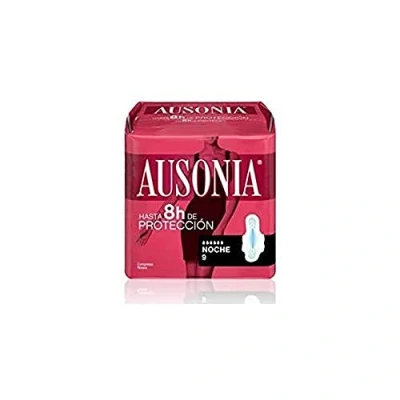 Afbeelding van Nacht Maandverband met vleugels Ultra Ausonia (9 uds)