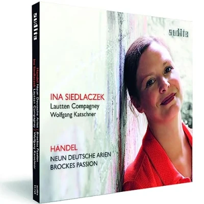Afbeelding van Ina Siedlaczek, Lautten Compagney, Wolfgang Katschner Neun Deutsche Arien &amp; Brockes Passion (CD)