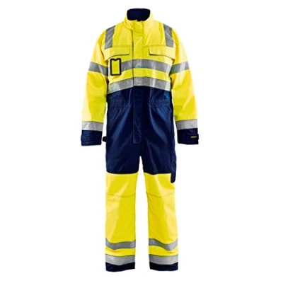 Afbeelding van Blaklader Overall High Vis 6373 1804 Geel/Marineblauw