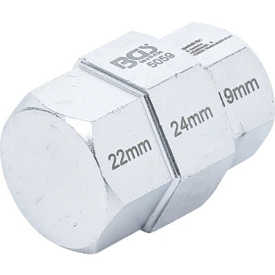 Afbeelding van BGS Motorfiets dopsleutel 19 22 24 mm