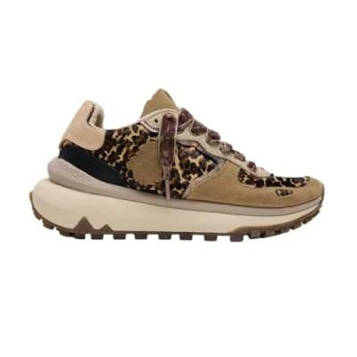 Afbeelding van Satorisan Chacrona Metta Premium Casual Sneakers Vrouwen Vintage Kleur Baby Leopard Maat 41
