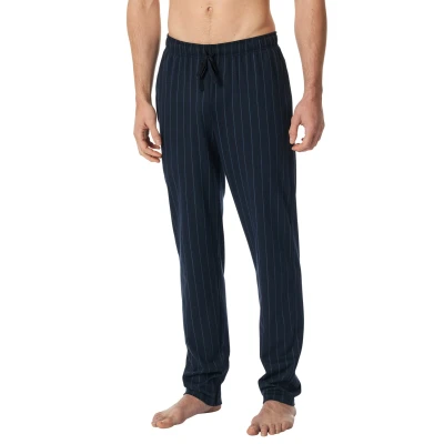 Afbeelding van Schiesser lange broek Heren Pyjamabroek nachtblauw Maat S