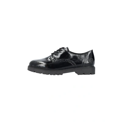 Afbeelding van Rieker 45502 met veters voor dames, zwart., 39 EU