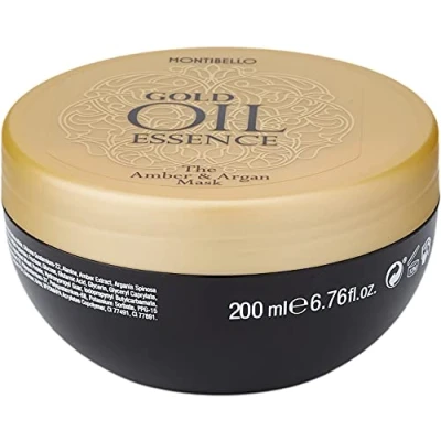Afbeelding van Haarmasker Gold Oil Essence Amber and Argan Montibello (200 ml)