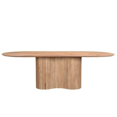 Afbeelding van Giga Meubel Eettafel Ava Naturel Mangohout 240x100x77cm
