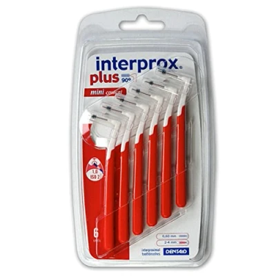 Image de Interprox Plus Mini Conique Rouge Interd. 6 1360