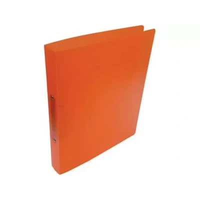 Afbeelding van Alpha Ringmap, Voor Ft A4, Uit Pp, 2 Ringen Van 25 Mm, Transparant Oranje Ringmap