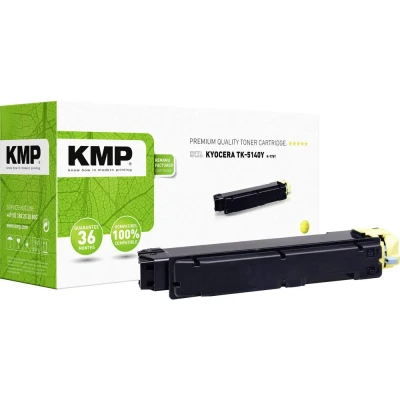 Afbeelding van KMP Toner vervangt Kyocera TK 5140Y Compatibel Geel 5000 bladzijden K T75Y 2910,0009