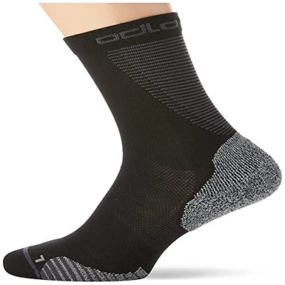 Afbeelding van ODLO Socks CREW Ceramicool RUN Sportsokken, Heren, Maat: 36 38, Black
