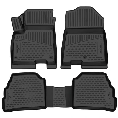 Afbeelding van WALSER XTR op maat gemaakte rubberen vloermatten compatibel met Kia Niro I 09/2016 08/2022