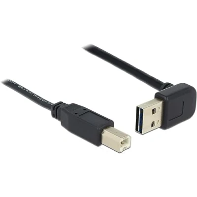 Afbeelding van Delock 83542 5 m USB A B stekker Black kabel (5 m, A, B, 2.0, stekker/stekker, zwart)