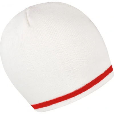 Afbeelding van Result National Beanie R368X White / Red
