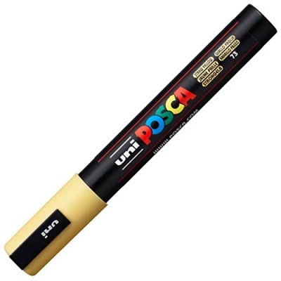 Afbeelding van Uni ball Paint Marker Op Waterbasis Posca Pc 5m Strogeel Paintmarker