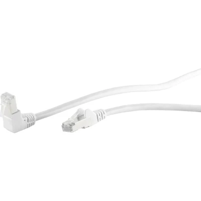 Afbeelding van S/FTP CAT6 Gigabit netwerkkabel haaks/recht / wit 20 meter