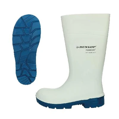 Afbeelding van Dunlop Purofort laars MultiGrip S4 wit, maat 48, Geschikt voor Veehouderij