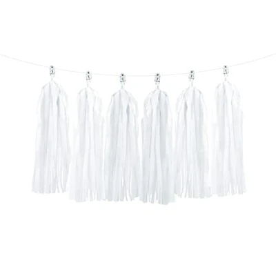 Afbeelding van Partydeco Tassel Slinger Wit