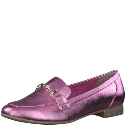 Afbeelding van MARCO TOZZI 2 24213 41 mocassindames, Metallic roze