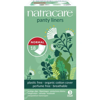 Afbeelding van Natracare Panty Liners Normal Inlegkruisjes 18ST