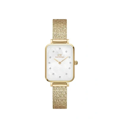 Afbeelding van Daniel Wellington dames Quadro Lumine horloge DW00100580 in de kleur Goud