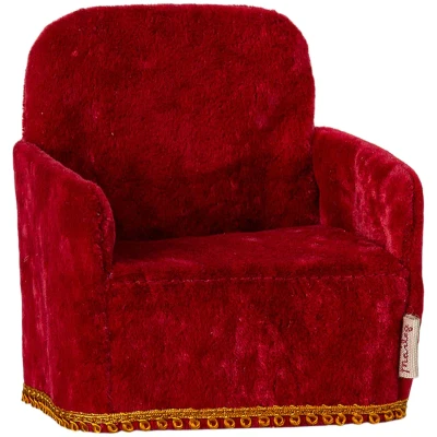 Afbeelding van Maileg Zetel Voor Muizen Rood