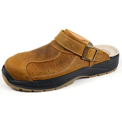 Afbeelding van EuroRoutier Premium Leather Tucson Brown veiligheidsschoenen voor heren, Bruin